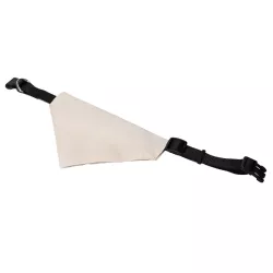 Trójkątny szalik 23x15cm gładka chusta z obrożą 60cm dla psa lub kota - 8719138227013