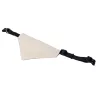 Trójkątny szalik 23x15cm gładka chusta z obrożą 60cm dla psa lub kota - 8719138227013