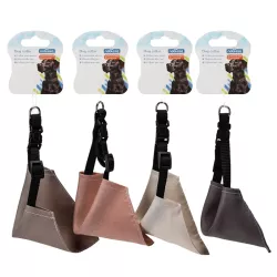 Trójkątny szalik 23x15cm gładka chusta z obrożą 60cm dla psa lub kota - 8719138227013