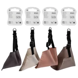 Trójkątny szalik 23x15cm gładka chusta z obrożą 60cm dla psa lub kota - 8719138227013