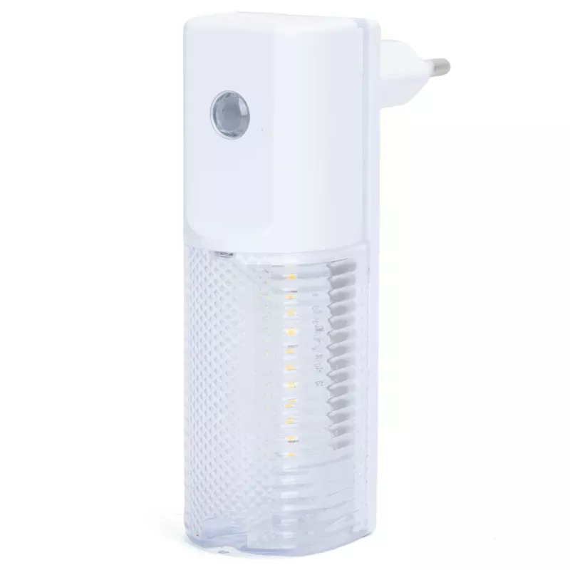 Lampka nocna LED do gniazdka 230V z czujnikiem zmierzchu 0,6W 3000K - 8433325412081