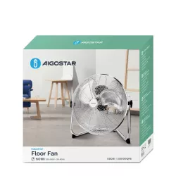 Przemysłowy wentylator podłogowy 100w z oscylacją w górę i w dół 135° - 8433325199470