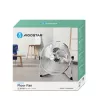 Przemysłowy wentylator podłogowy 100w z oscylacją w górę i w dół 135° - 8433325199470