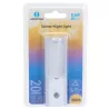 Lampka nocna LED do gniazdka 230V z czujnikiem zmierzchu 0,6W 3000K - 8433325412081