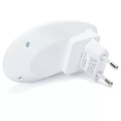 Lampka nocna LED wtykana do gniazdka 230V z włącznikiem 0,6W 3000K - 8433325412111