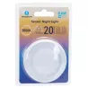 Lampka wtykana 0,6W 3000K LED z czujnikiem nocy do korytarza sypialni - 8433325412128