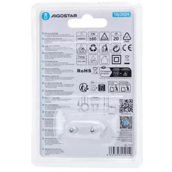 Lampka wtykana do gniazdka z czujnikiem nocy 0,6W 6500K automatyczna - 8433325412159