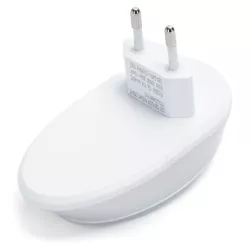 Lampka wtykana 0,6W 3000K LED z czujnikiem nocy do sypialni korytarza - 8433325412166