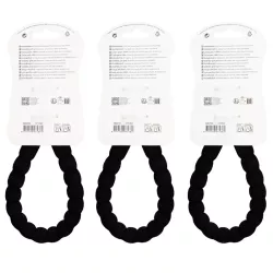 Krótka smycz stalowa linka długość 26cm dla dużych silnych psów - 8719138075362