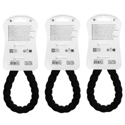 Krótka smycz stalowa linka długość 28.5cm dla dużych silnych psów - 8719138075386