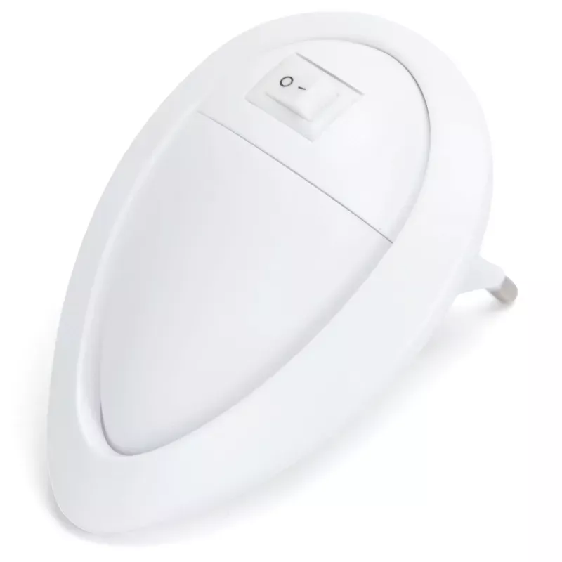 Lampka nocna LED ciepła 0.6W/20 lm wtykana do gniazdka z wyłącznikiem - 8433325412104