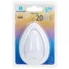 Lampka nocna LED ciepła 0.6W/20 lm wtykana do gniazdka z wyłącznikiem - 8433325412104