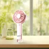 Wentylator ręczny i stołowy ROSA mały 3 cale kompaktowy ładowany z USB - 8433325409722