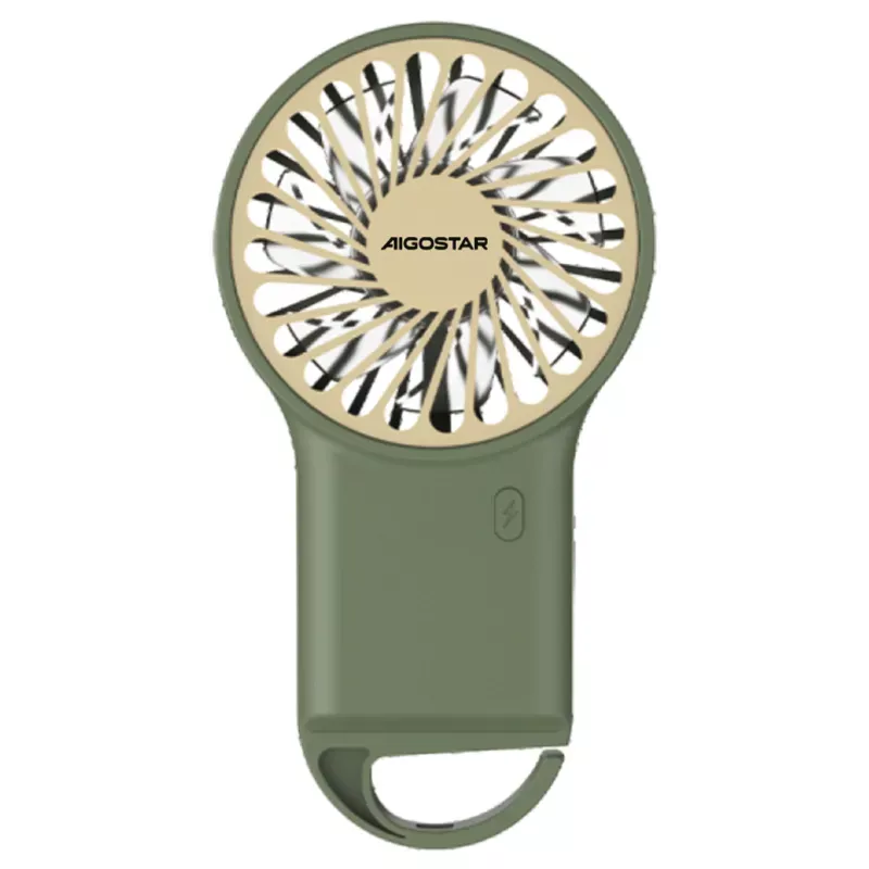 Ręczny wentylator 3,2 cala zasilany akumulatorowo z karabińczykiem - 8433325409739