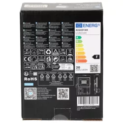 Naświetlacz halogen LED 20W 4000K 1800lm z czujnikiem PIR IP65 - 8433325417468