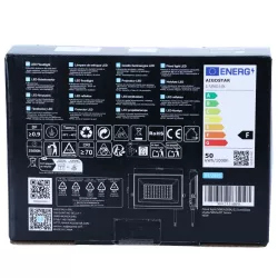 Naświetlacz 50W 6500K halogen barwa biała zimna LED typ SLIM 4500lm - 8433325417055