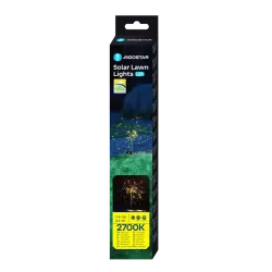 Dmuchawiec lampa ogrodowa solarna LED ze stali nierdzewnej łyszczec - 8433325321727