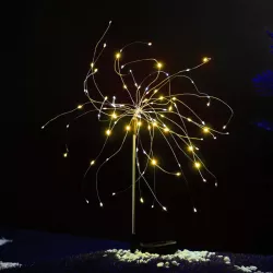 Dmuchawiec lampa ogrodowa solarna LED ze stali nierdzewnej łyszczec - 8433325321727