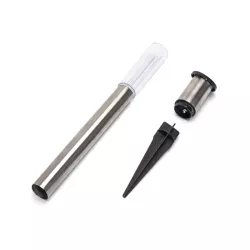 Słupek 55/5cm solarny wysoki wbijany z metalu biała zimna 6500K - 8433325321499