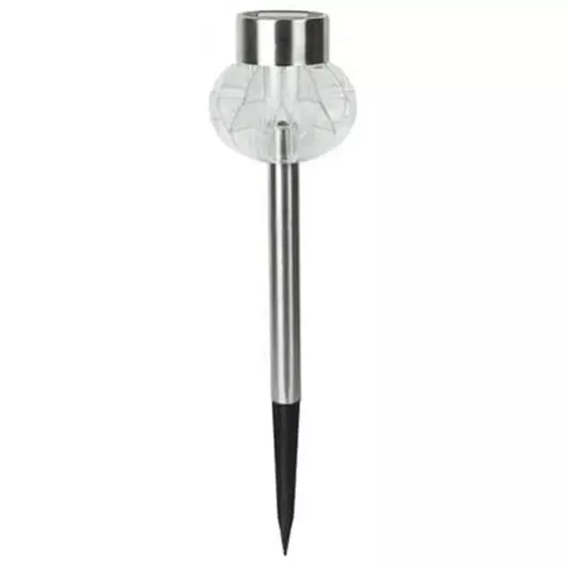 Solarna lampa kwiatowa LED do trawnika ze stali nierdzewnej 6500K - 8433325328689