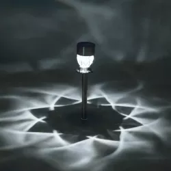 Lampka ogrodowa chłodny diament 5.5/35cm solarna ze stali nierdzewnej - 8433325328771