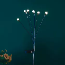 Kulki solarne zimne tańczące na wietrze 6 kołyszących świetlików - 8433325328801