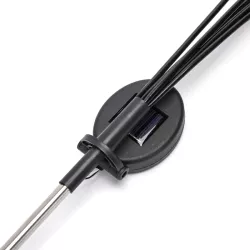 Kulki solarne RGB tańczące na wietrze 6 małych kołyszących świetlików - 8433325321758