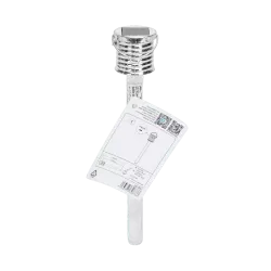 Sopel solarny 19 cm o chłodnym świetle do zawieszenia na roślinności - 8433325328733