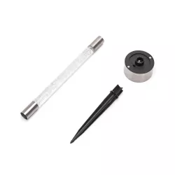 Ambientowa lampa ogrodowa solarna LED ze stali nierdzewnej z bańkami - 8433325321666