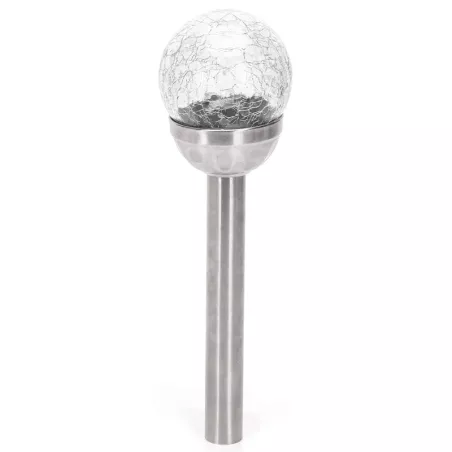 Ambientowa lampa ogrodowa solarna LED ze stali nierdzewnej wbijana do - 8433325321611