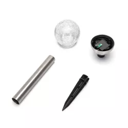 Ambientowa lampa ogrodowa solarna LED ze stali nierdzewnej wbijana do - 8433325321611