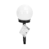 Kula solarna 10/30cm sferyczna lampa ogrodowa biała zimna wbijana - 8433325329341