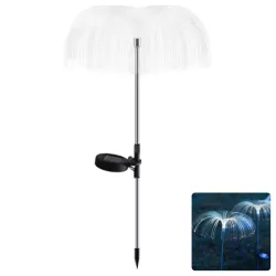 Meduza solarna fontanna zimnego światła lampa ogrodowa wbijana - 8433325328818