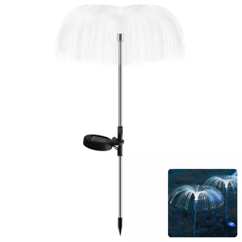 Meduza solarna fontanna zimnego światła lampa ogrodowa wbijana - 8433325328818