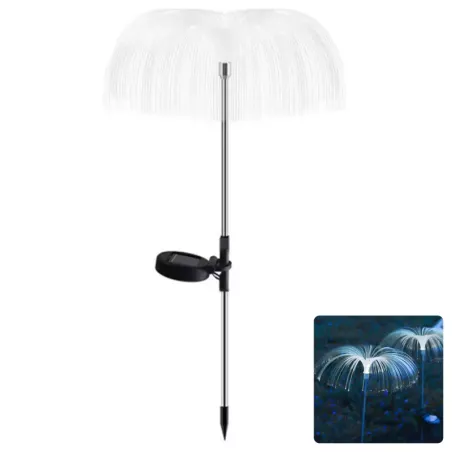 Meduza solarna fontanna zimnego światła lampa ogrodowa wbijana - 8433325328818