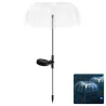 Meduza solarna fontanna zimnego światła lampa ogrodowa wbijana - 8433325328818