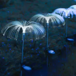 Meduza solarna fontanna zimnego światła lampa ogrodowa wbijana - 8433325328818