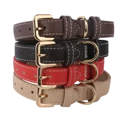 Obroża dla psa z sztucznej skóry PU rozmiar L 40-50cm - 8719138036790