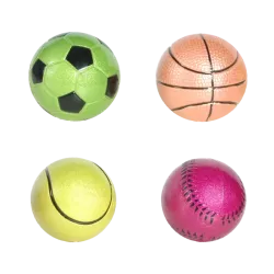 Gumowa piłka do piłki nożnej/koszykówki/tenisa/baseballu - 8719138037377