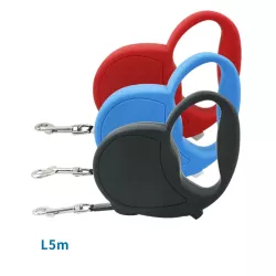 Automatycznie zwijana smycz dla psa rozmiar L 5m do 35kg masy pupila - 8719138020072