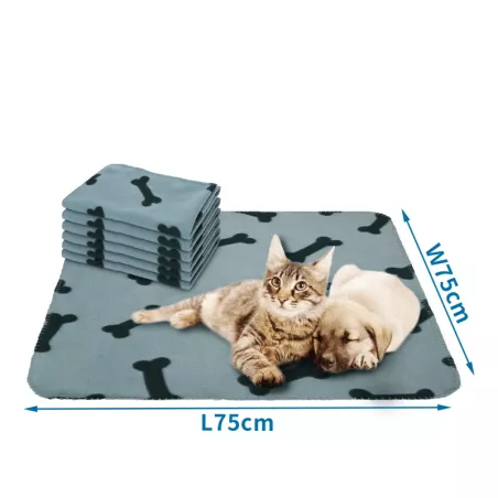 Kocyk dla zwierząt z nadrukiem kości - 8719138034048