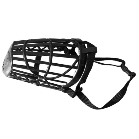 Kaganiec XL 13x12.8x13.8cm lekki czarny plastikowy koszykowy z paskiem - 8719138194995