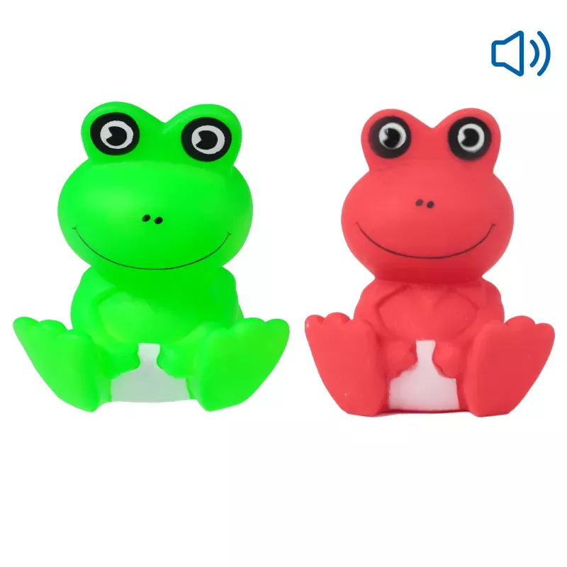 Piszcząca winylowa zabawka w kształcie żaby dla psa - 8719138032396