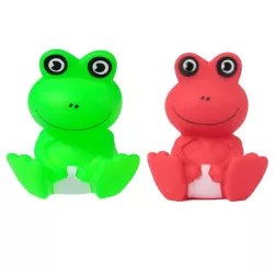 Piszcząca winylowa zabawka w kształcie żaby dla psa - 8719138032396