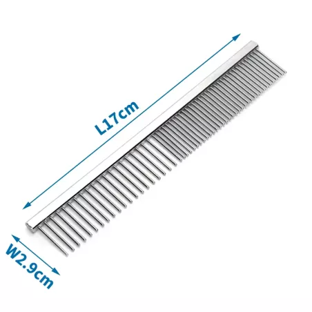 Stalowy grzebień podwójnego zastosowania dla zwierząt - 8719138001729