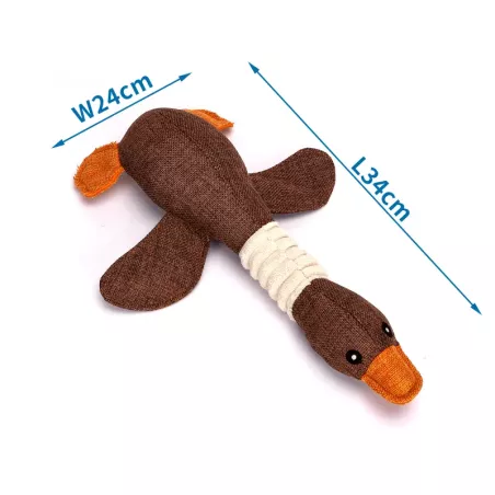 Pluszowa zabawka lniana gęś - 8719138039944