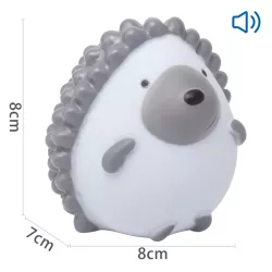 Jeżyk piszcząca winylowa zabawka dla psa gryzak z kolcami wielkość 8cm - 8719138037117