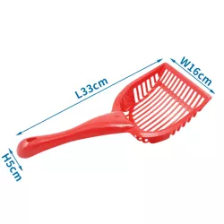 Plastikowa łopatka z sitkiem do żwirku rozmiar M wymiary 33*16*5cm - 8719138020645