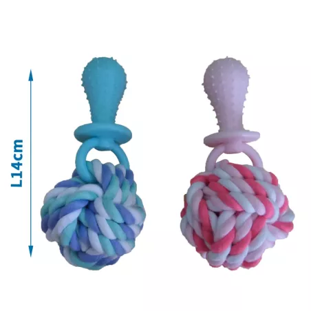 Linka bawełniana ze smoczkiem - 8719138029198