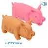 Piszcząca lateksowa zabawka w kształcie świni dla psa - 8719138026586